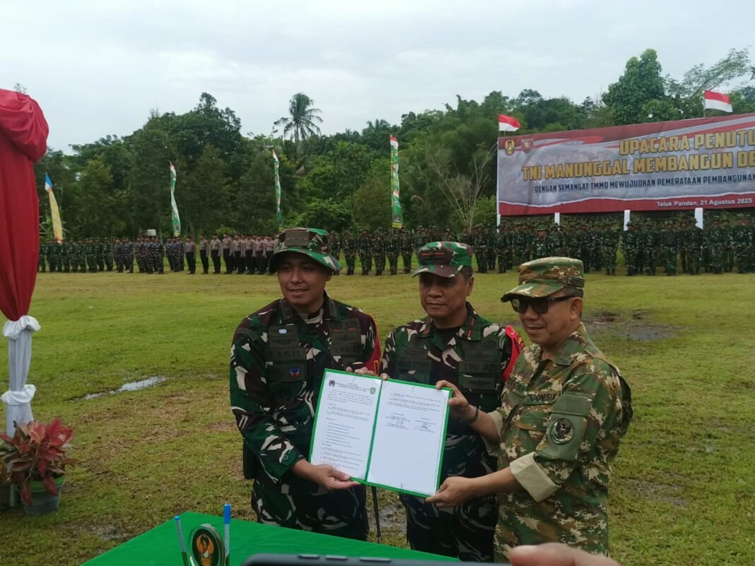 Kemanunggalan TNI-Rakyat Wujudkan Akses Lebih Baik di Kutai Timur Melalui TMMD Ke-125