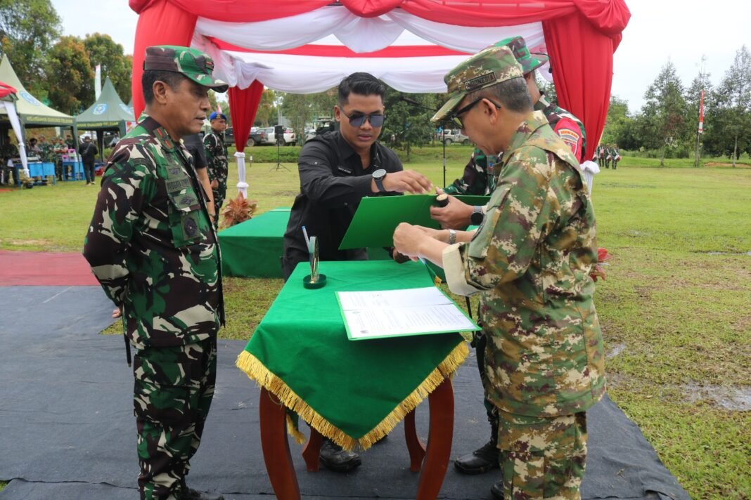 Danrem 091/ASN Apresiasi Sinergi TMMD Ke-125: Fondasi Kemanunggalan Kuat untuk Pembangunan