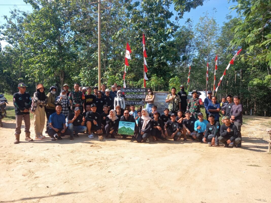 Babinsa dan Bhabinkamtibmas Hadiri Peresmian Obyek Wisata Gunung Lumut di Desa Loktanah