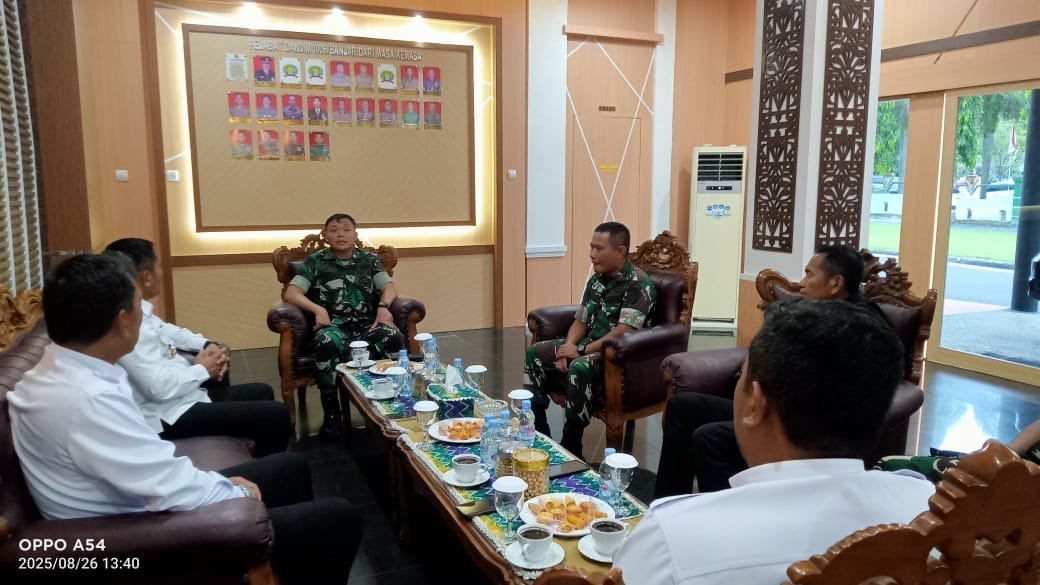 Kodim 1006/Banjar dan Lapas Narkotika Karang Intan Pererat Hubungan, Dukung Keamanan dan Ketertiban