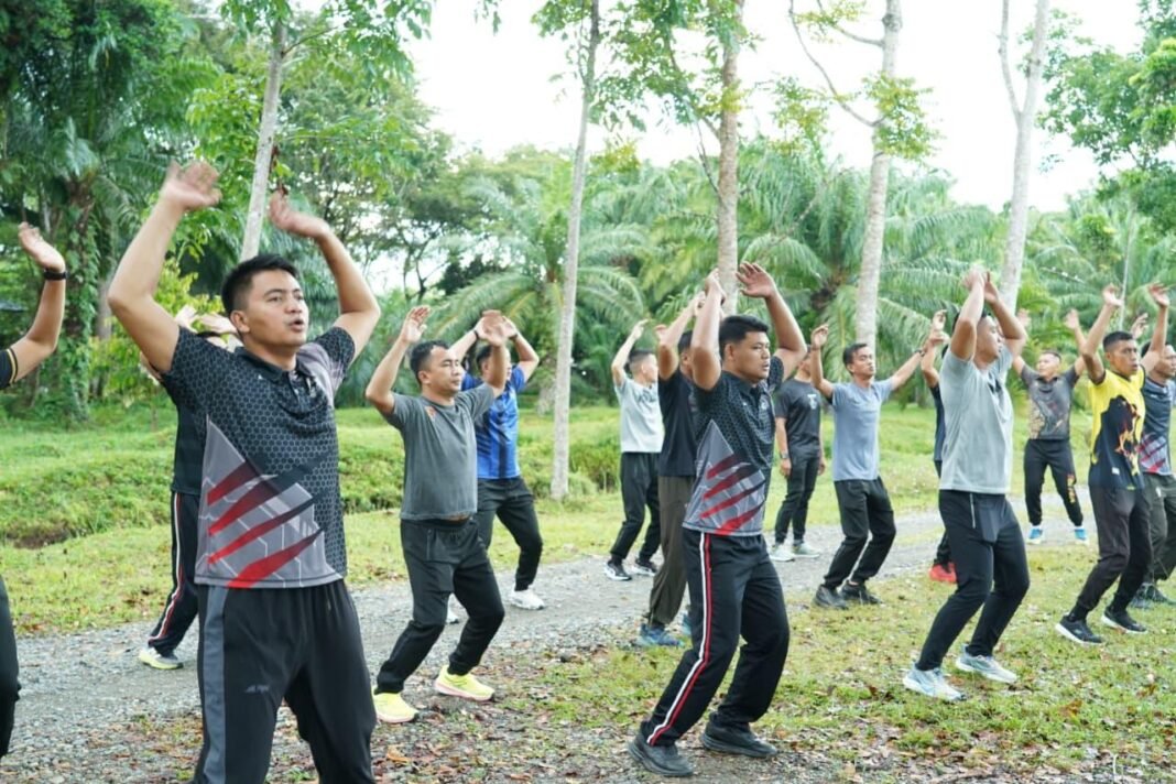Jaga Kekompakan, Prajurit Korem 012/TU Gelar Senam dan Lari Pagi