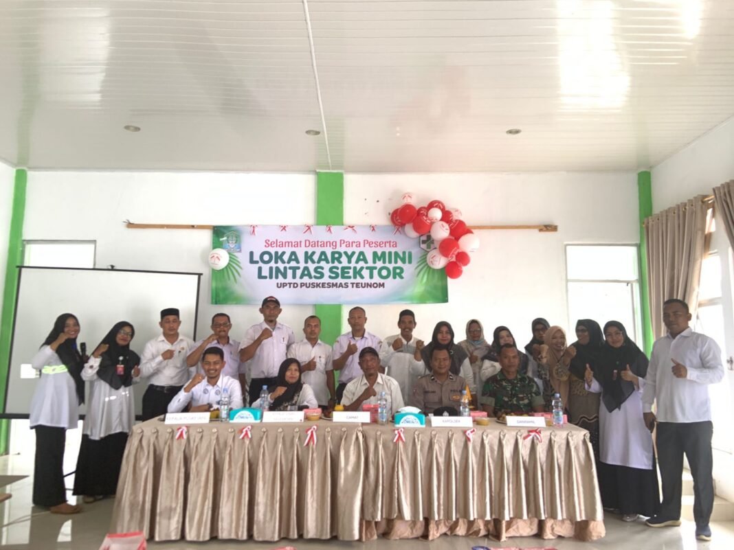 UPTD Puskesmas Teunom Gelar Lokakarya Mini Lintas Sektor Bidang Kesehatan Triwulan III, Perkuat Sinergi untuk Kesehatan Masyarakat Teunom
