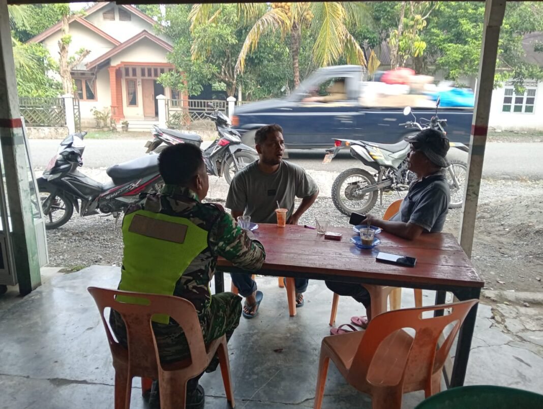 Komsos Babinsa Pererat Silaturahmi dengan Warga Binaan