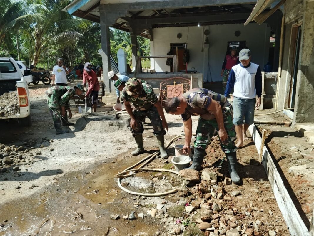 Dansatgas Kodim 0428/Mukomuko Sampaikan Terima Kasih kepada Warga