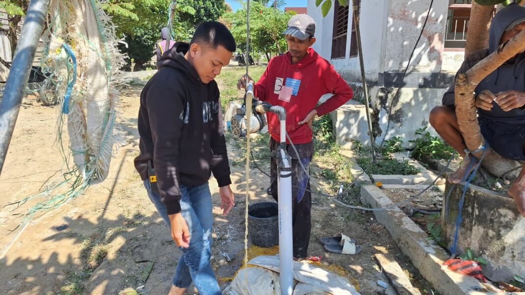 Satgas TMMD 125 Kodim 1417/Kendari Berhasil Temukan Sumber Air Bersih di Desa Nekudu