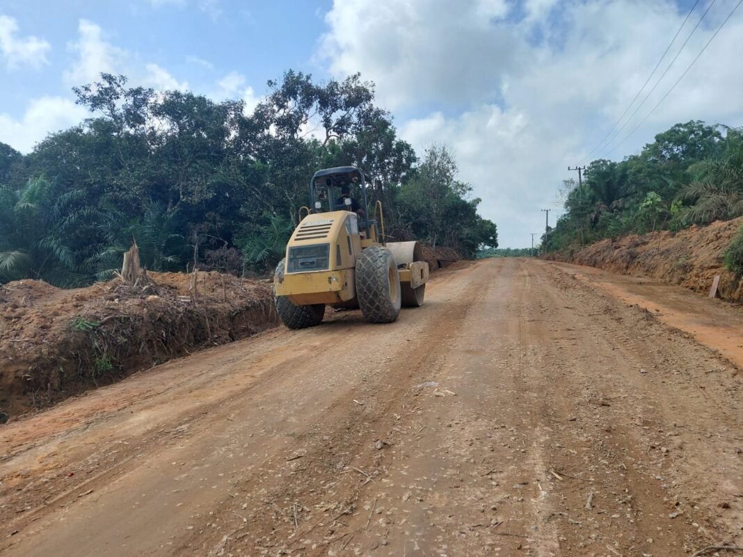 Penimbunan Tanah TMMD Reguler ke-125 Kodim 1017/Lmd Rampung 100 Persen di Desa Batu Kotam