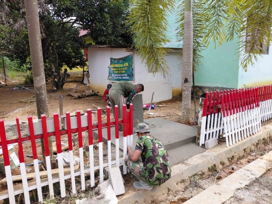 TMMD Reguler Ke-125 Kodim 1017/Lmd Tuntaskan 5 Sumur Bor di Desa Batu Kotam