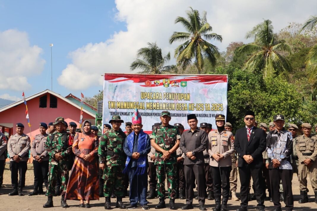 TMMD 125 Rampung, Infrastruktur Desa Kalabeso Siap Dinikmati Warga