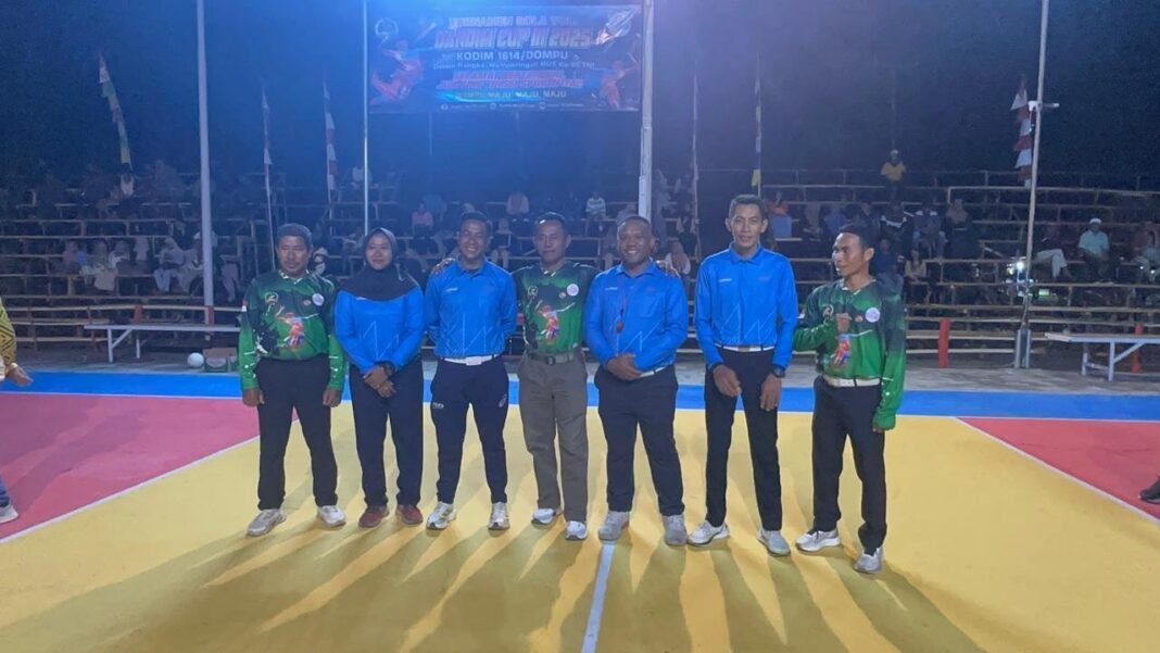 Pembukaan Turnamen Bola Voli Dandim Cup III Tahun 2025 Kodim 1614/Dompu