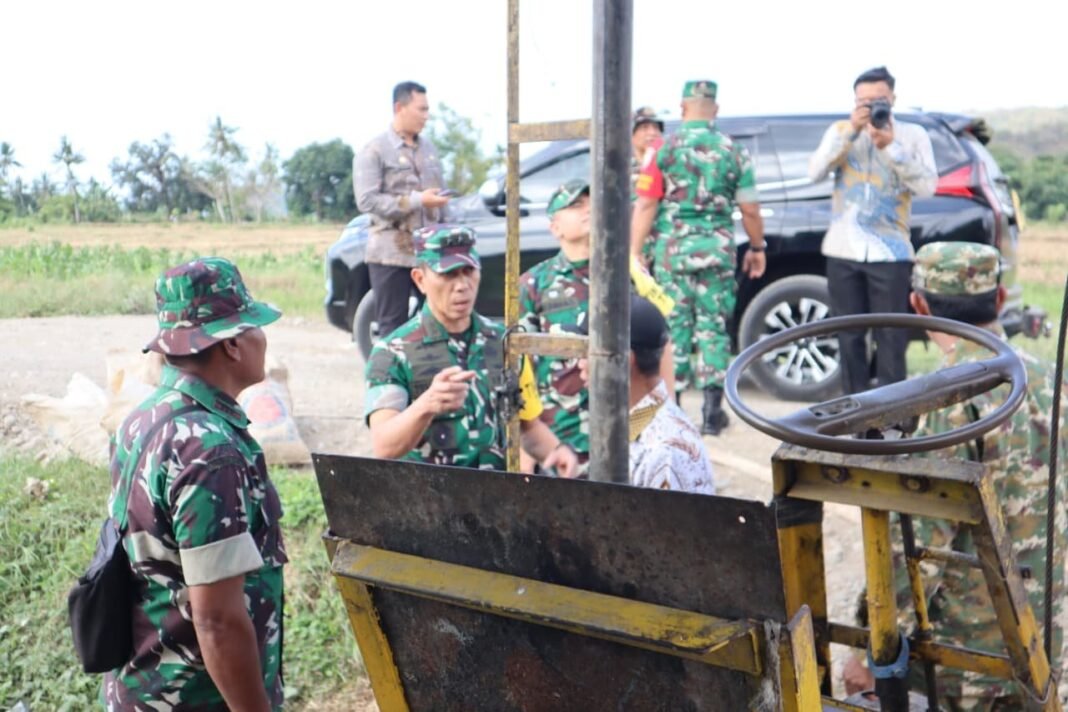 TNI dan Rakyat Bersinergi, Asops KASAD Apresiasi Pembangunan TMMD ke-125 Kodim Sumbawa
