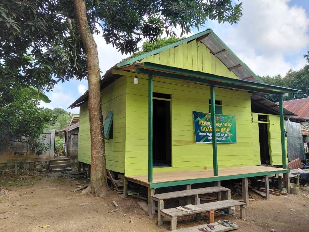 Rehab Rumah Tidak Layak Huni Milik Warga Batu Kotam Rampung Sesuai Target