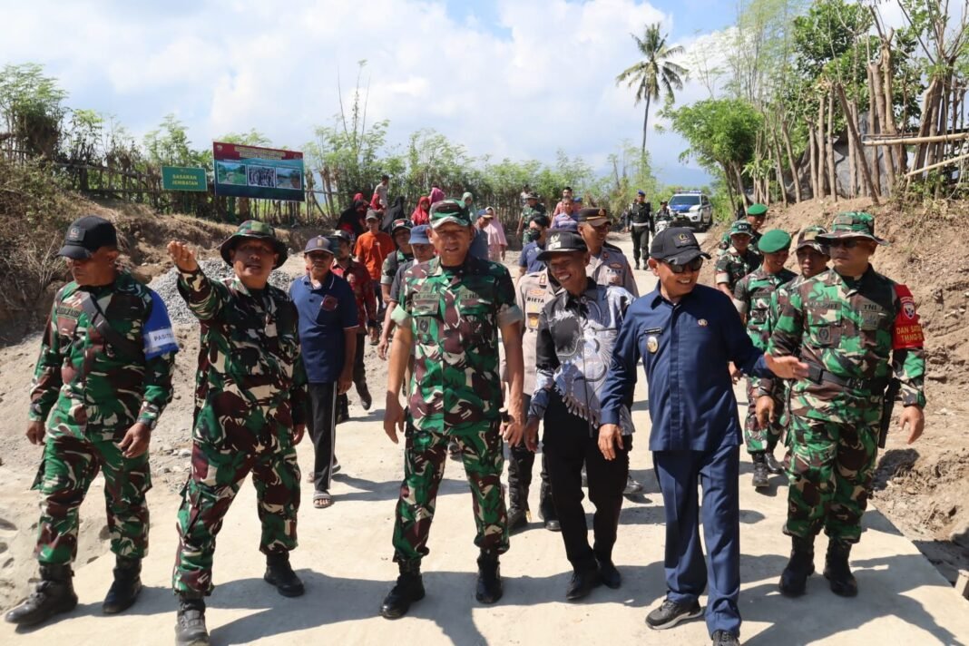TMMD 125 Resmikan Sumur Bor dan Jembatan Limpas di Desa Kalabeso