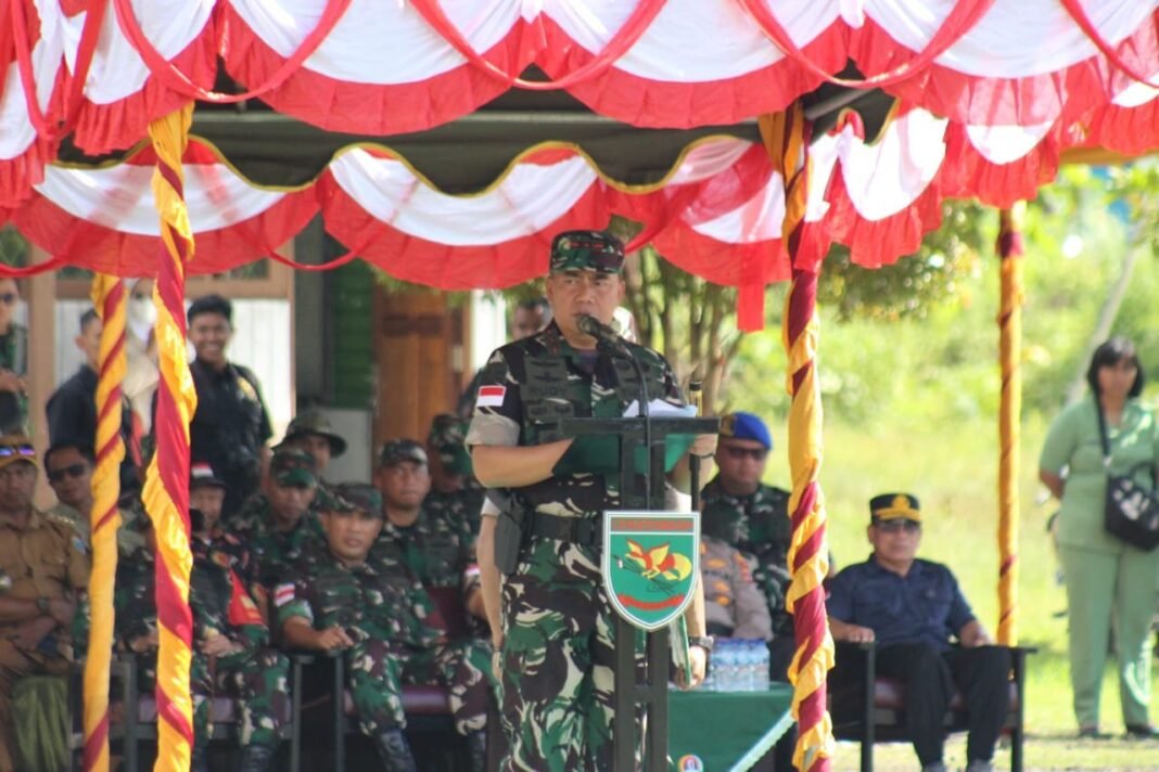 TMMD Ke-125 Kodim 1705/Nabire Resmi Ditutup, Pangdam XVII/Cenderawasih Pimpin Upacara