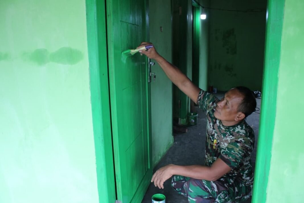 Pintu Baru Dicet, Wajah RTLH Sasaran 1 di Moris Jaya Kian Menarik