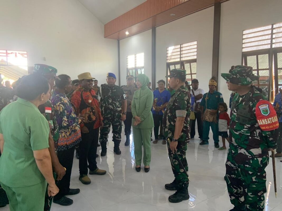 Pangdam XVII/Cenderawasih Tinjau Gereja GKI Talitakum Hasil TMMD Ke-125 Kodim 1705/Nabire