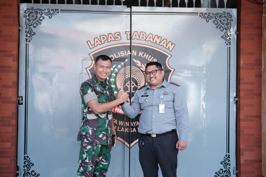 Sinergi dan Harmoni: Dandim Tabanan Kunjungi Lapas Kelas IIB Tabanan