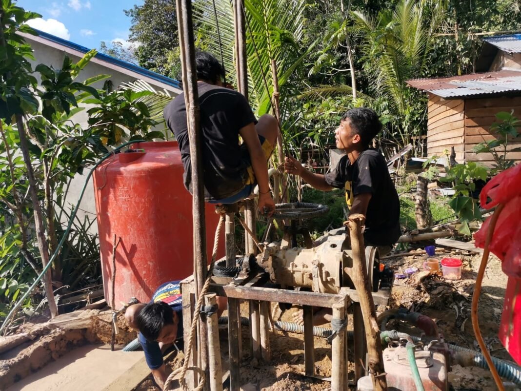 Sumur Bor Keempat TMMD 125 Kodim Sintang Jadi Penopang Ketersediaan Air Bersih Desa Sungai Labi