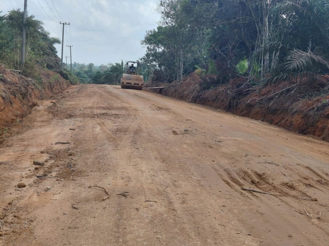 Penimbunan Tanah TMMD Reguler ke-125 Kodim 1017/Lmd Selesai 100 Persen di Desa Batu Kotam