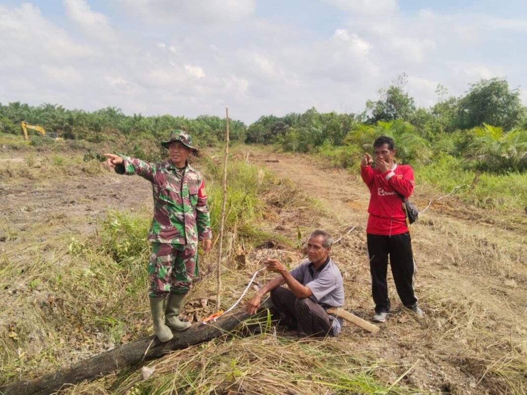 Progres Cetak Sawah Rakyat di Wilayah Kodim 1017/Lmd Terus Berjalan