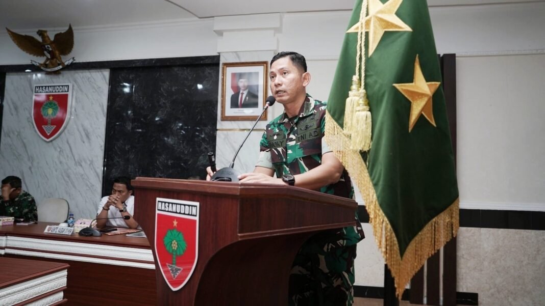 Dandim 1412/Kolaka Paparkan Kesiapan TMMD ke-126 di Kecamatan Ueesi kepada Pangdam XIV/Hasanuddin