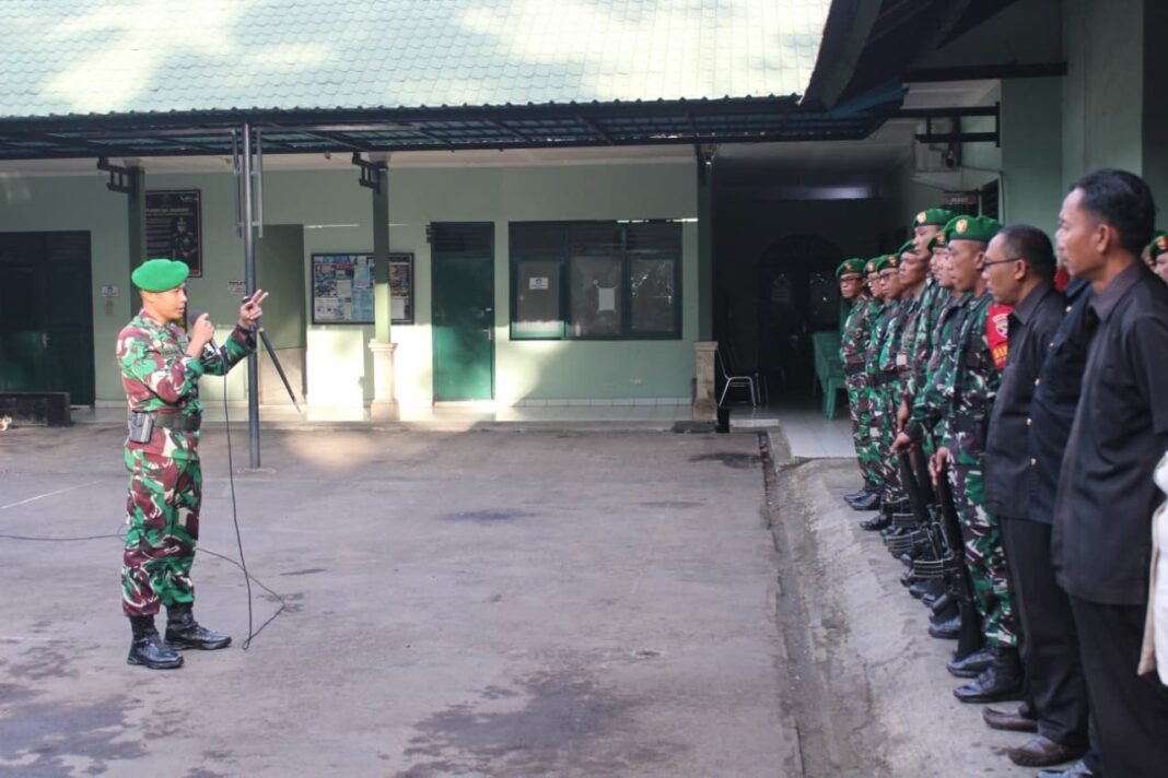 Dandim Tabanan Berikan Pengarahan, Tekankan Tugas Pokok dan Sinergitas Antarinstansi