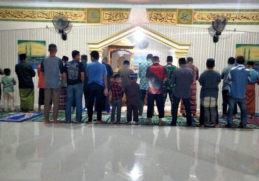 Koramil 1426-02/Polsel, Safari Sholat Subuh Berjamaah Di Masjid Wilayah Binaan