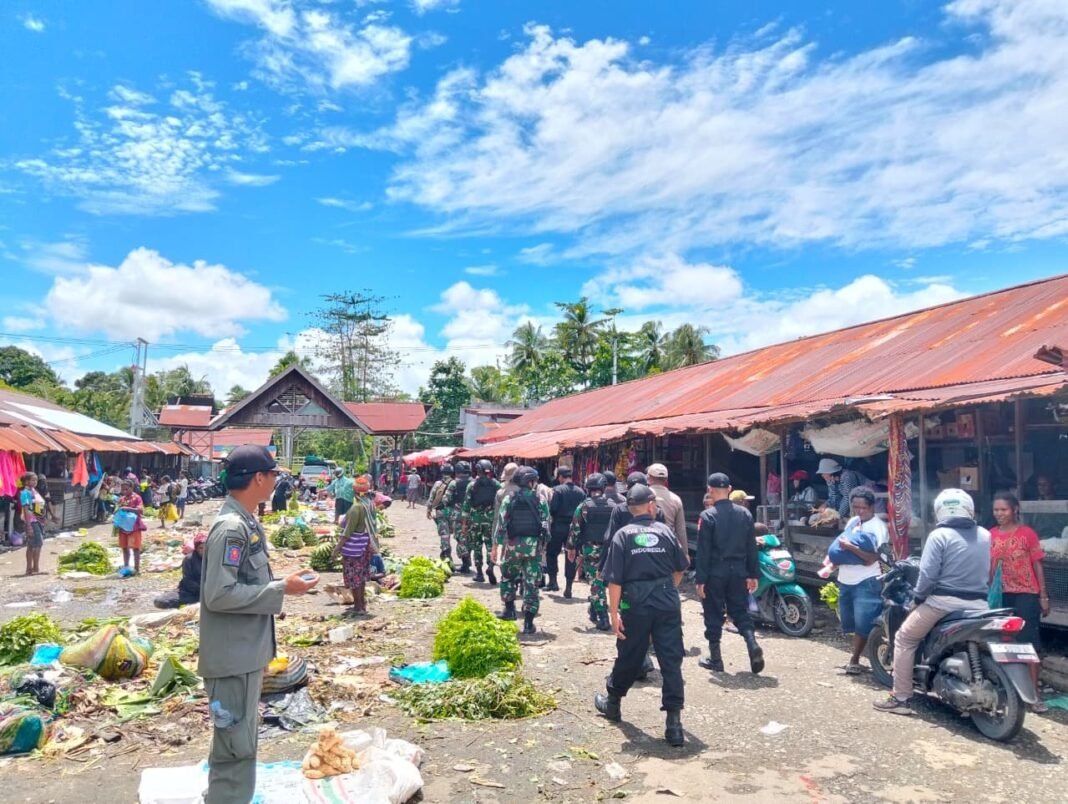 Bersama Ormas dan Pemda, Kodim 1705/Nabire Kawal Kondusifitas Wilayah