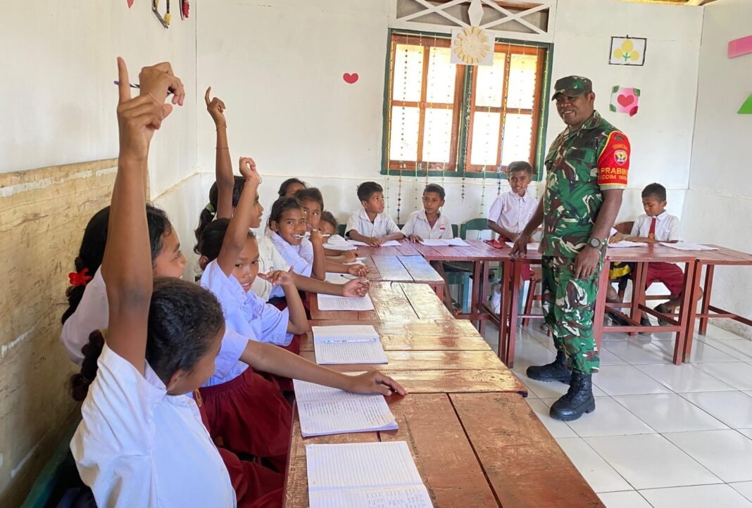 Perjalanan Panjang Tak Surutkan Langkah Pelda Ferdinandus Tasi Lake Didik Generasi Muda Perbatasan