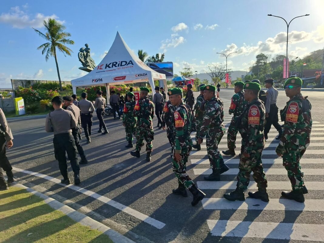 Kodim 1620/Loteng Bersama Polres Loteng Gelar Patroli Keamanan Negeri Ciptakan Suasana Kamtibmas