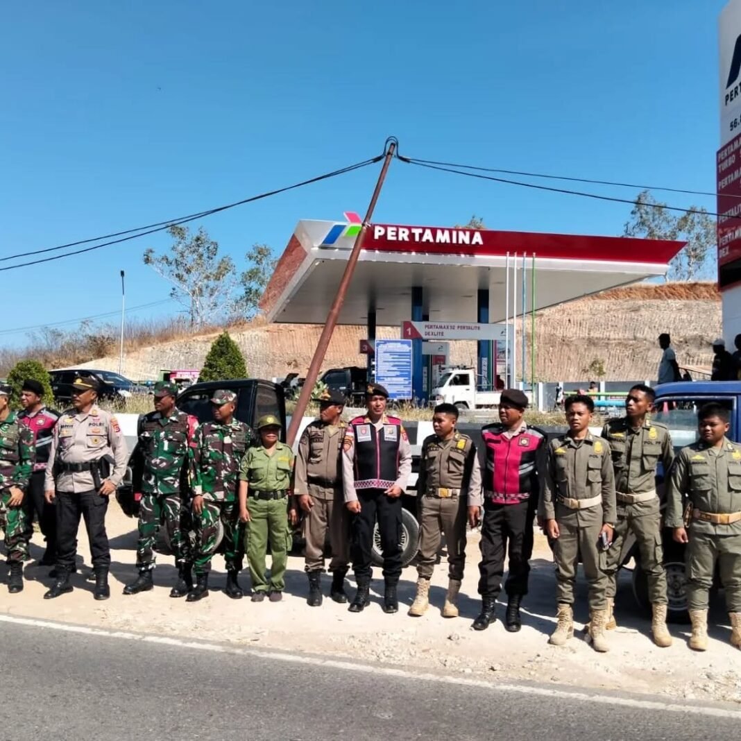 Kegiatan Apel Pagi Gabungan dan Patroli Bersama Polres Lembata Berhasil Meningkatkan Kamtibmas