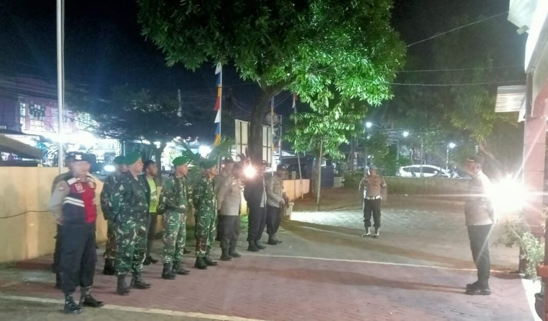 Cipta Kondisi, Personel TNI – Polri Di Takalar Apel Gabungan Dan Patroli Bersama