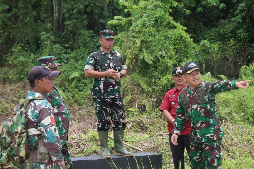Danrem 041/Gamas Tinjau Lokasi Cetak Sawah di Pulau Enggano
