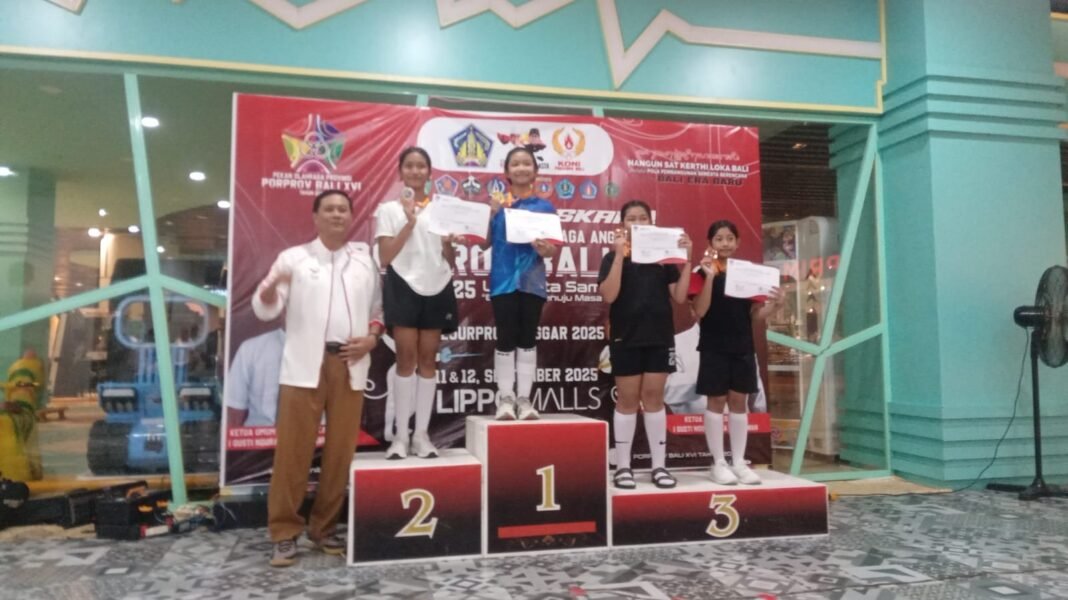 Srikandi Cilik Kodim Klungkung Torehkan Prestasi di Ajang Kejurprov Cabor Anggar Tahun 2025