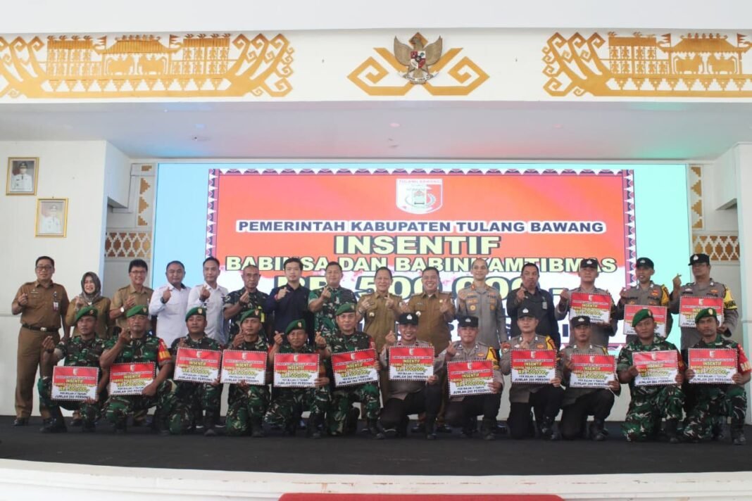 Dandim 0426/TB Hadiri Acara Pengarahan Bupati Tulang Bawang kepada Babinsa dan Bhabinkamtibmas