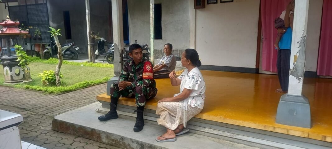 Babinsa Tamanbali Sosialisasikan Gerakan Pangan Murah, Warga Sambut Antusias