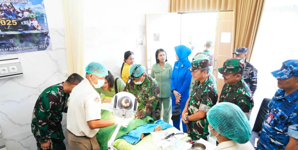 Kodam IX/Udayana Gelar Bakti Teritorial Prima Serentak di Tiga Wilayah dalam Rangka HUT ke-80 TNI