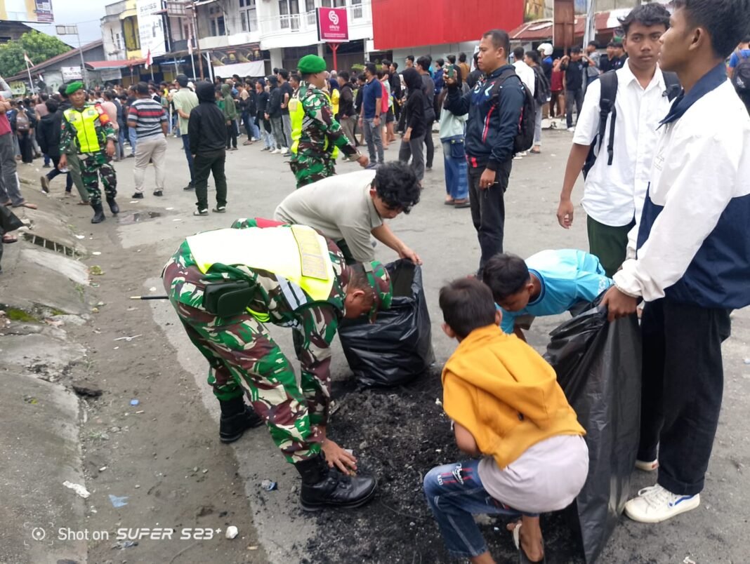 Aksi Mahasiswa di Aceh Barat, Danrem 012/TU Berpesan Jaga Kebersamaan dan Jangan Terprovokasi