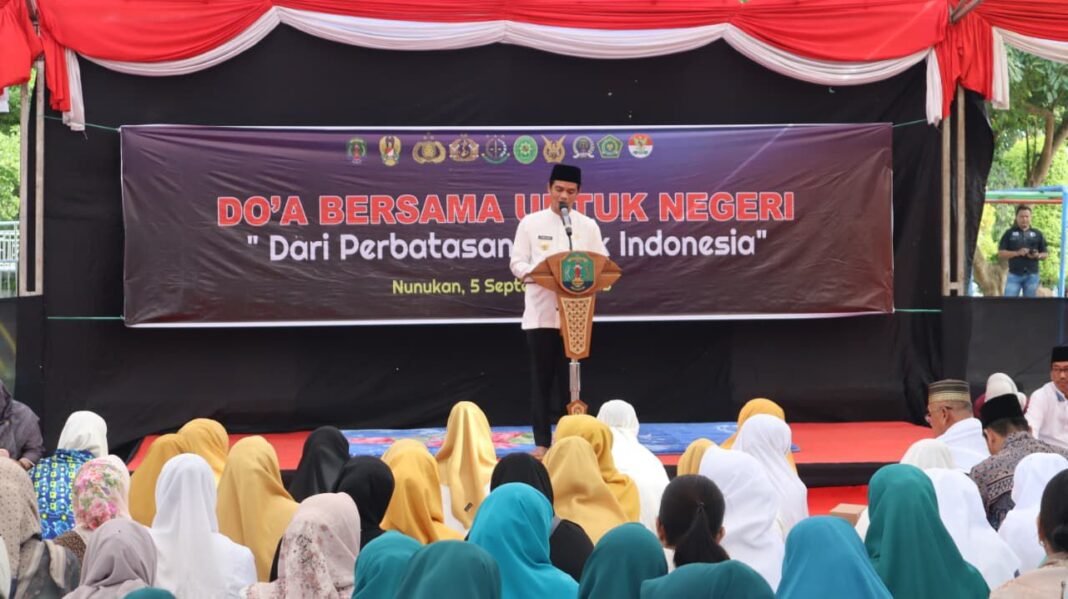 Doa dari Perbatasan untuk Negeri: Kodim 0911/Nunukan dan Masyarakat Berdoa Bersama