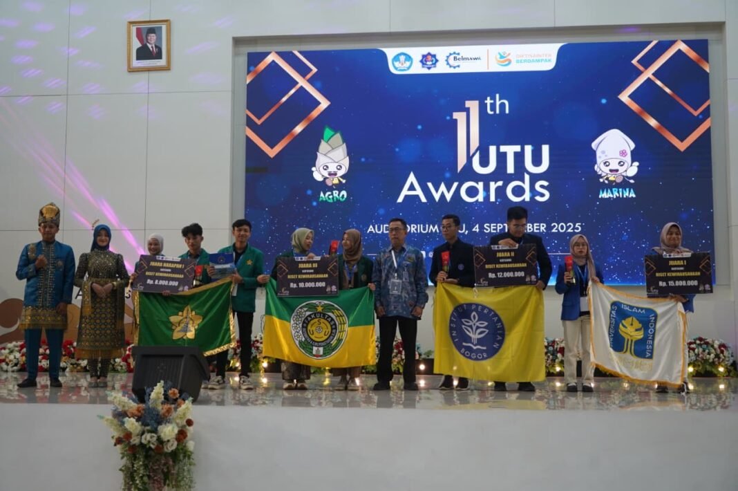 UTU Awards: Ajang Prestisius bagi Mahasiswa Berbakat dan Berprestasi