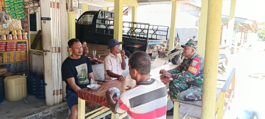 Babinsa Koramil 03/Setia Bakti Sosialisasikan Penerimaan CABA dan CATAM TNI AD Tahun 2025