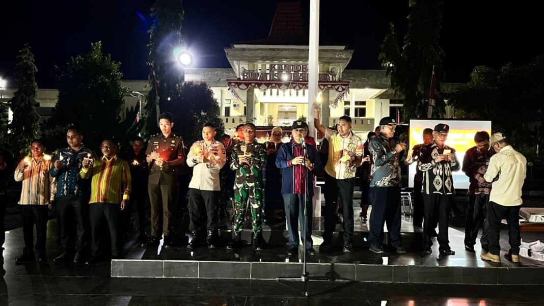 Kodim 1613/Sumba Barat Hadiri Doa Bersama Lintas Agama untuk Kedamaian Negeri