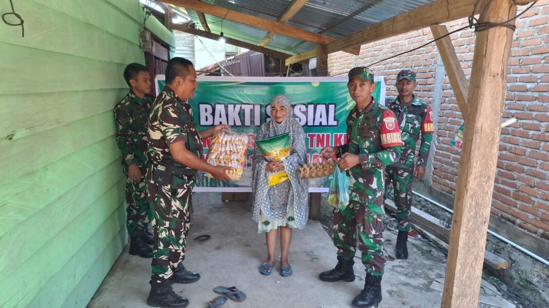 Koramil 01/Tirawuta,Kodim 1412/Kolaka Gelar Bakti Sosial Dalam Rangka HUT TNI ke-80