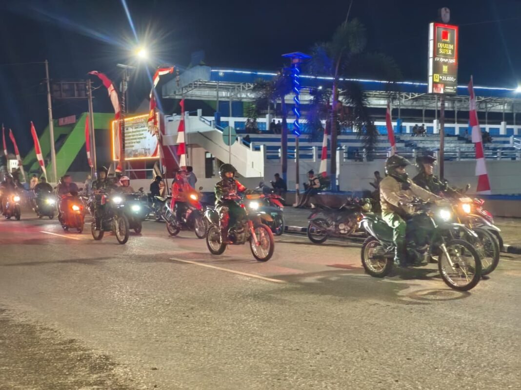 Kodim 1613/Sumba Barat Gelar Patroli Siskamling Bersama Komponen Masyarakat