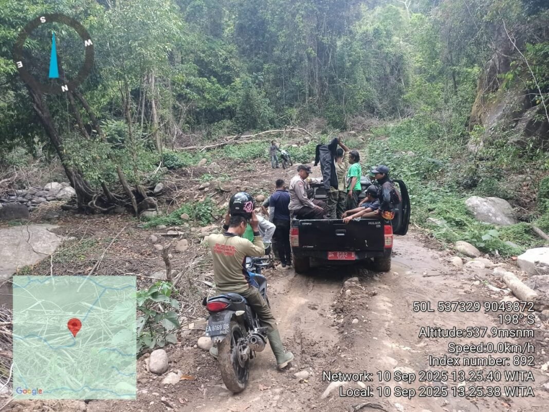 Kodim 1607/Sumbawa Turunkan Personel Amankan Kawasan PPKH di Kecamatan Moyo Hulu 