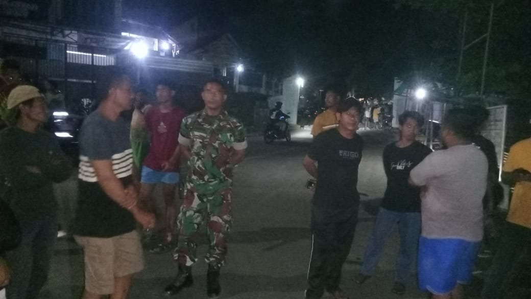 Babinsa Gandeng Masyarakat Wujudkan Lingkungan Kondusif