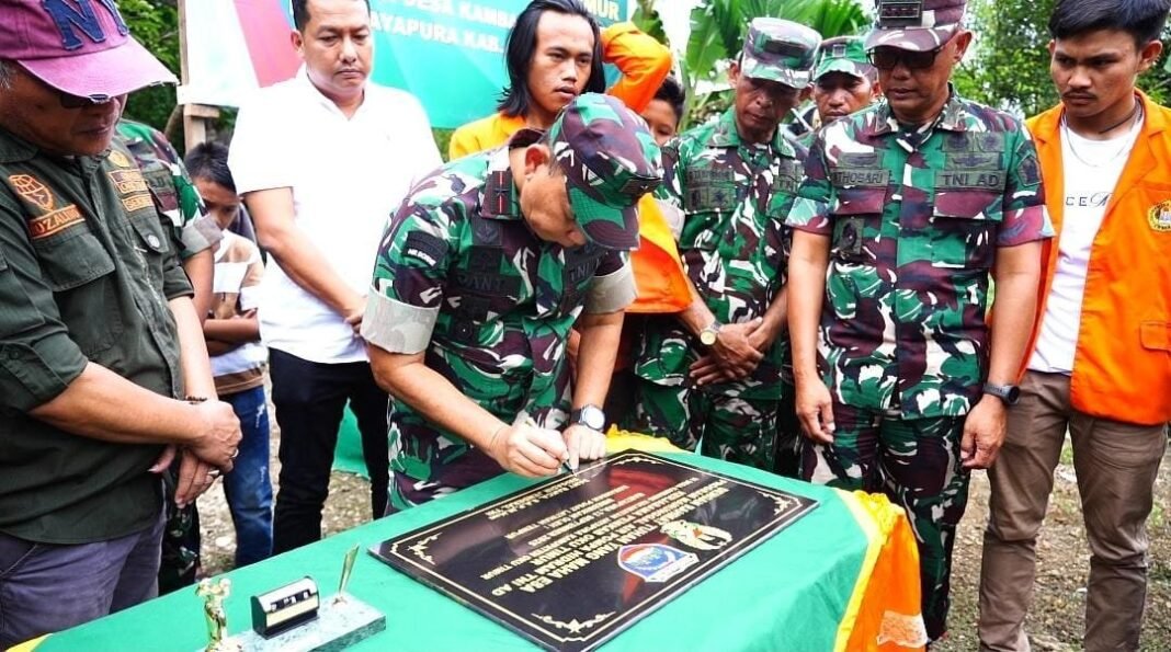Peresmian Pompa Hidram TNI AD, Program Manunggal Air Hadirkan Solusi Ketersediaan Air Bersih di OKU Timur