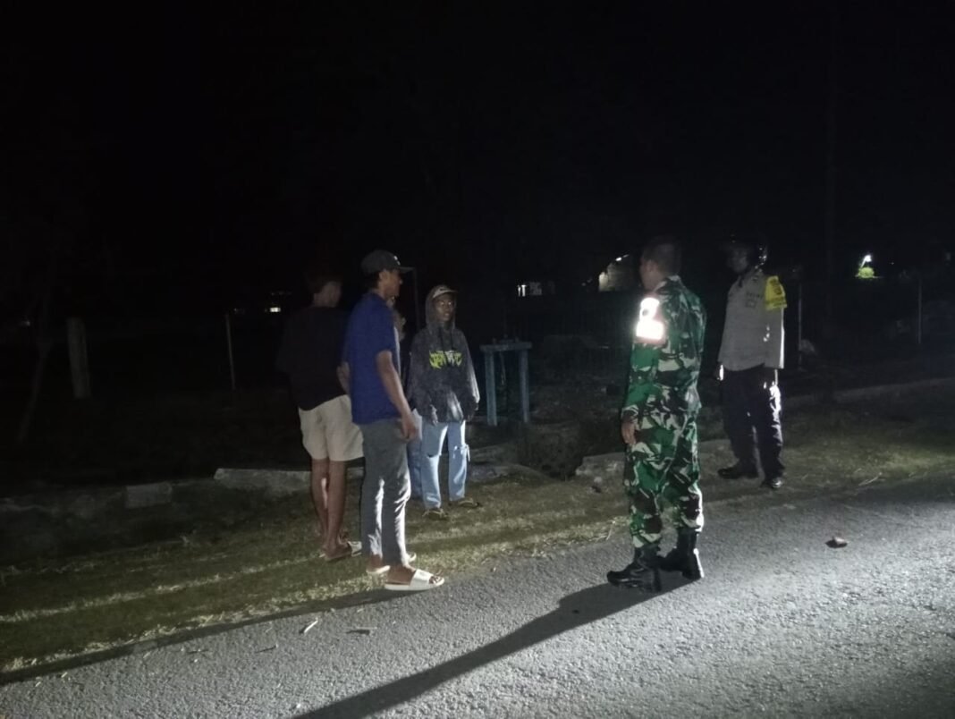 Patroli Malam di Sawe, Warga Rasakan Aman dan Nyaman