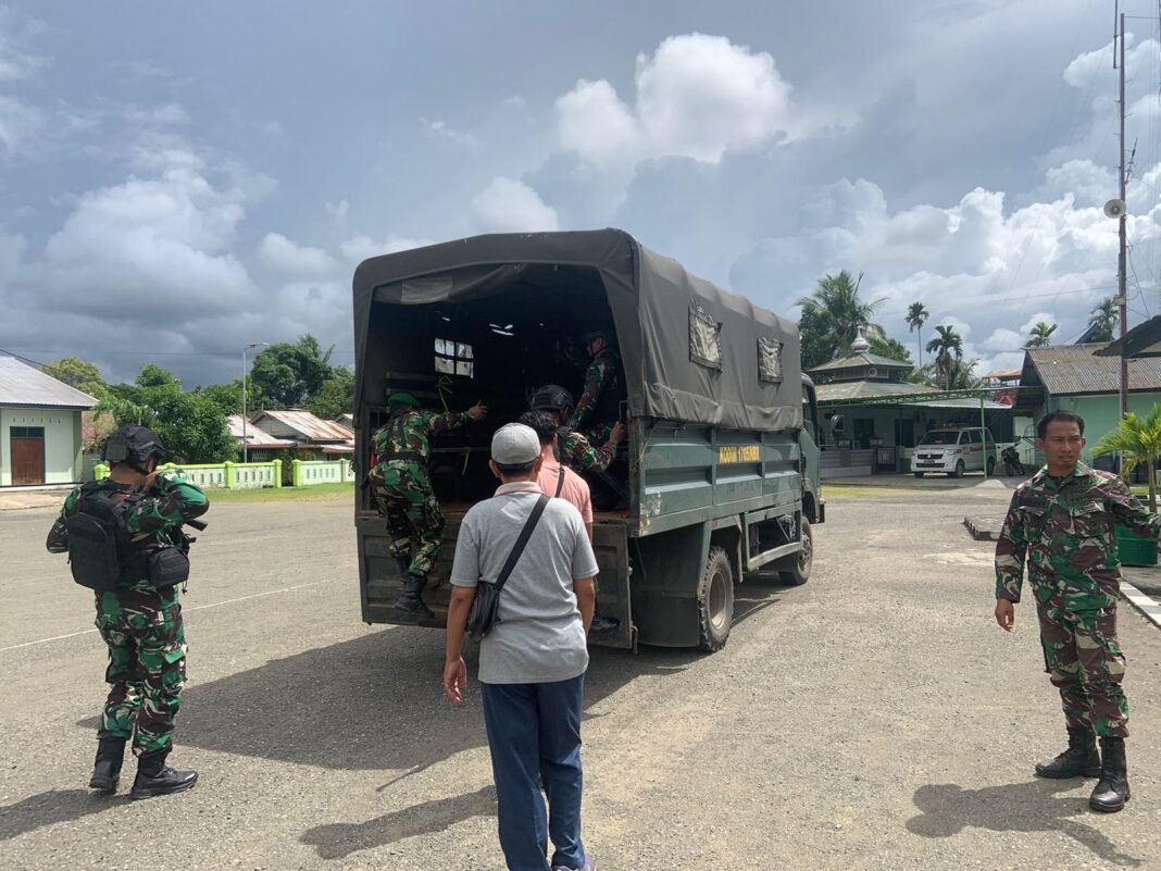 Kodim 1705/Nabire Gelar Patroli, Ciptakan Situasi Aman dan Kondusif di Kabupaten Nabire