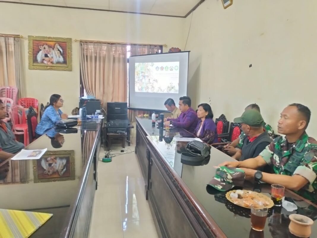 Danramil Kintamani Hadiri Rapat Koordinasi Persiapan Program RTLH di Desa Belancan