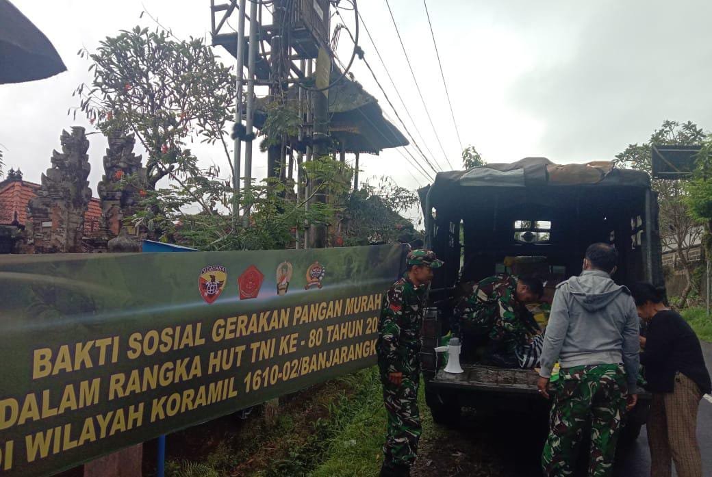 Koramil Banjarangkan Gelar GPM Beras SPHP, Wujud Nyata Komitmen TNI Sejahterakan Warga Dan Jaga Stabilitas Pangan